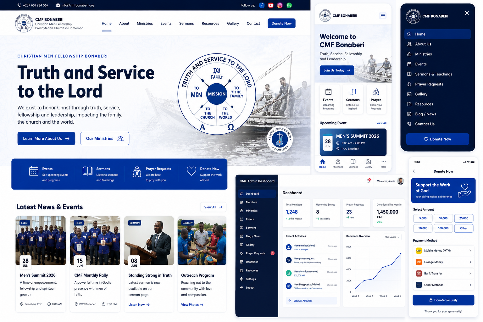 CMF Bonaberi UI overview design
